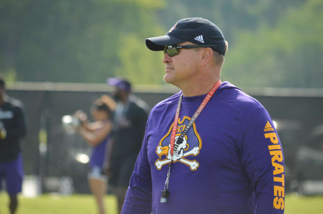 ECU head coach Mike Houston takes the Pirates into this week's AAC matchup with USF with increased confidence.