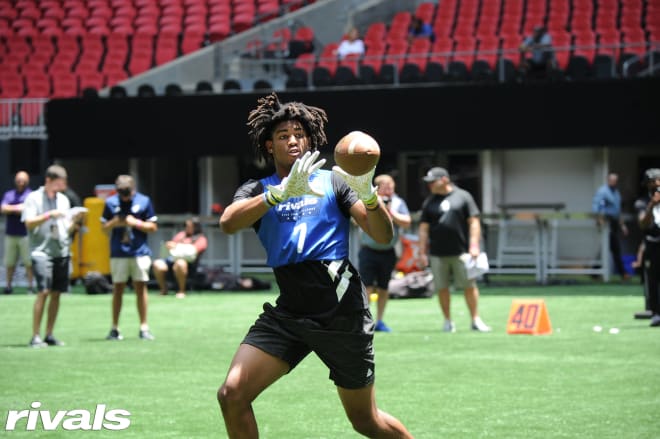 Gowdy hauls in a pass at the Rivals 5-star Challenge