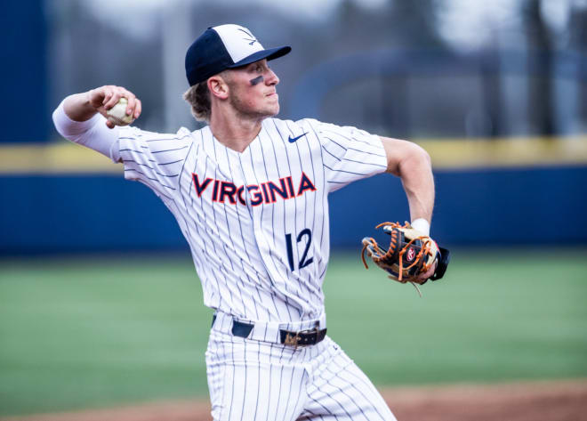 Freshman Justin Rubin has started five of Virginia's last eight games at second base.