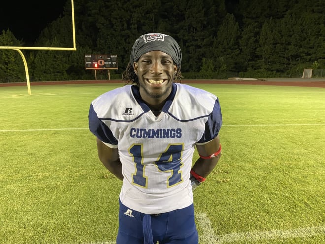 Burlington (N.C.) Cummings junior wide receiver Jonathan Paylor had four touchdowns Thursday against Dunn (N.C.) Midway High in NCHSAA 2A playoffs.