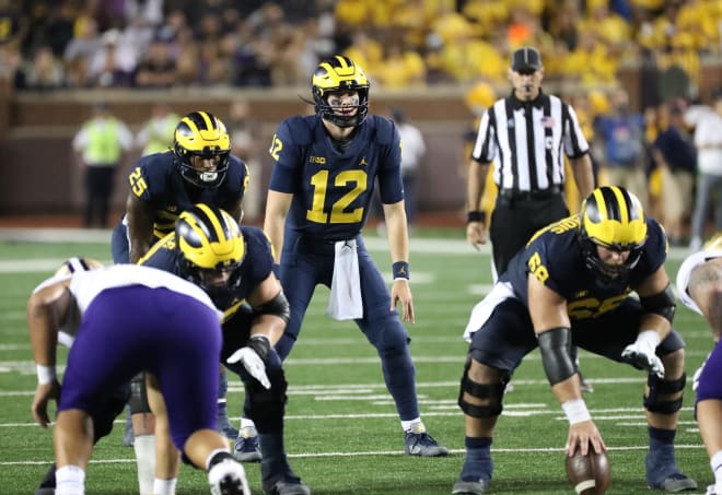 Michigan Wolverines football quarterback Cade McNamara has thrown 108 career passes without an interception.