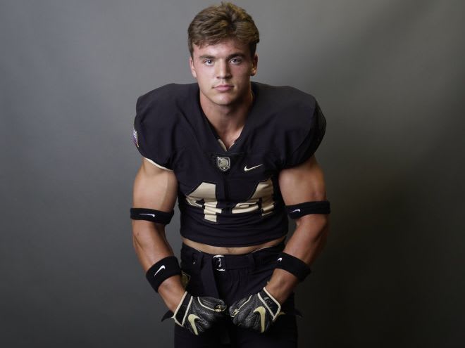 New Jersey product and LB Tim Hinspeter during yesterday visit to Army West Point