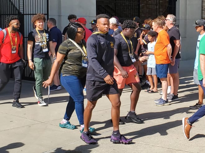 2023 class four-star cornerback Micah Bell officially visited Notre Dame from June 17-19. 