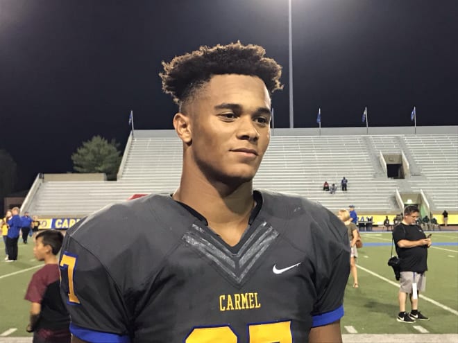 Indiana 2020 linebacker commit and Carmel High School senior Ty Wise was the difference-maker in Carmel's 23-20 win over lawrence North on Friday night.