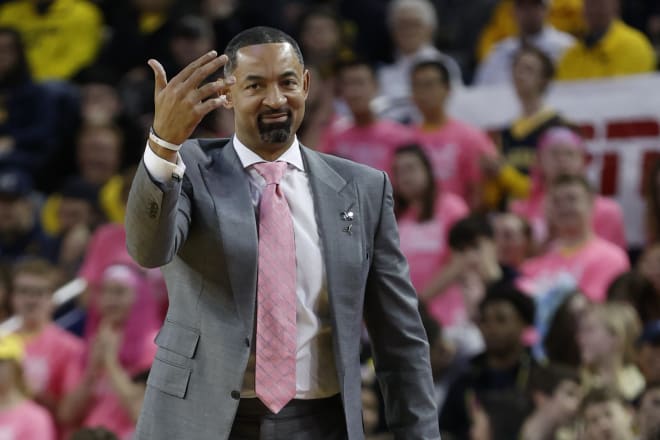 Michigan Wolverines head basketball coach Juwan Howard led his team to a Big Ten title and Elite Eight appearance in his second season on the job.