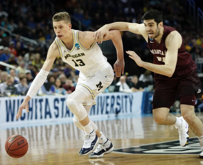 Former Michigan big man Moe Wagner averaged 14.6 points and 7.1 rebounds per game this season.