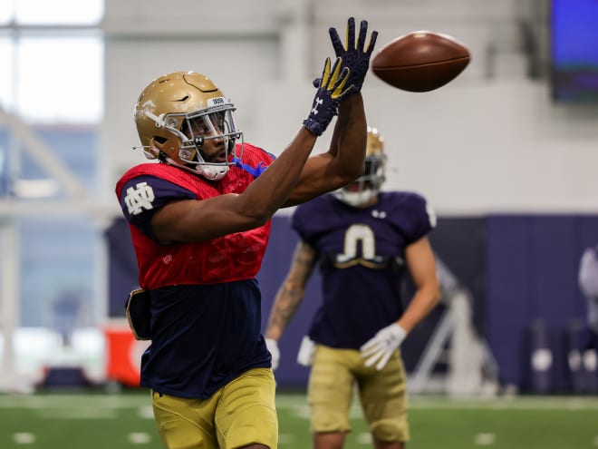 Notre Dame wide receiver Deion Colzie has to prove he's ready for a bigger role as a sophomore.