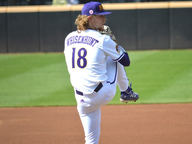 Carson Whisenhunt set to open on the mound for East Carolina when they take on Norfolk St. on Friday.