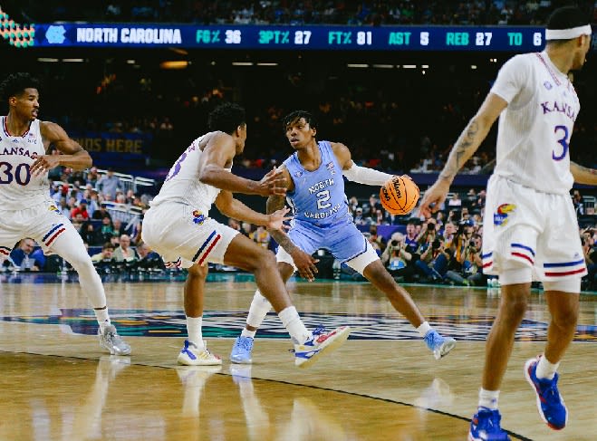 North Carolina guard Caleb Love will return to Chapel Hill for his junior season.