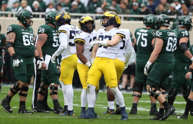 Michigan Wolverines football defensive end Aidan Hutchinson