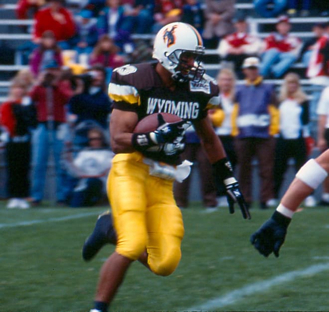 Marcus Harris remains the University of Wyoming's most prolific wide receiver.