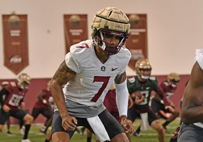Andrew Parchment said he's never been coached harder than he has been during the first three days of FSU camp.