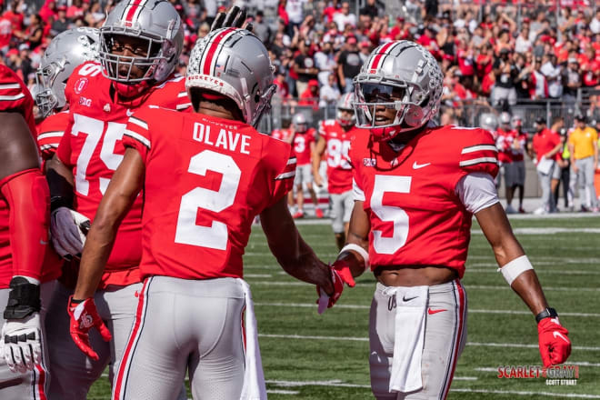 Ohio State football's Thayer Munford, Chris Olave and Garrett