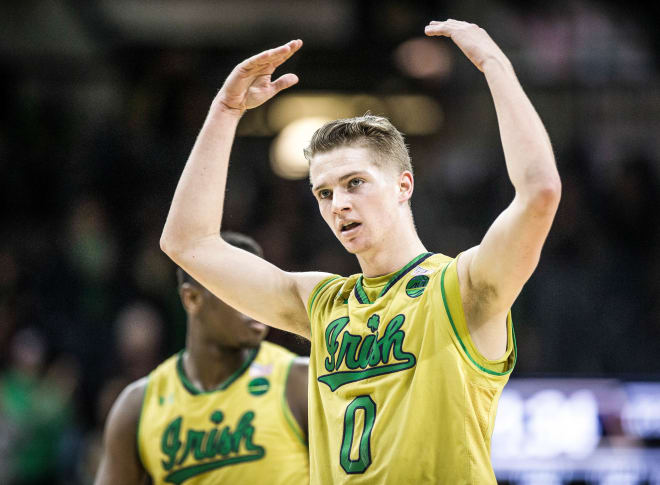 Sophomore guard Rex Pflueger could be a breakout star for the Irish in the NCAA Tournament.