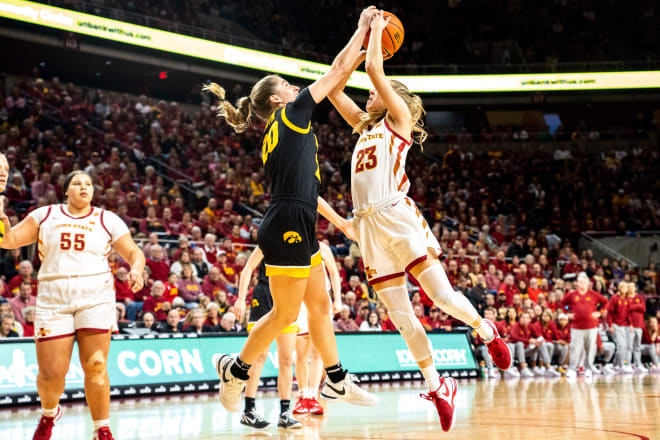 No. 4 Iowa 67, Iowa State 58: Caitlin, Kate, And The Hawkeye State 