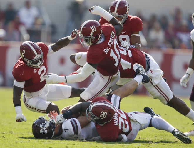 Reuben Foster more than just hard-hitting linebacker for Alabama