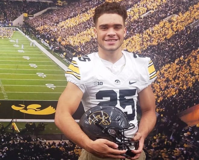 Class of 2019 RB/LB Cameron Baker landed an offer from the Iowa Hawkeyes on Friday.