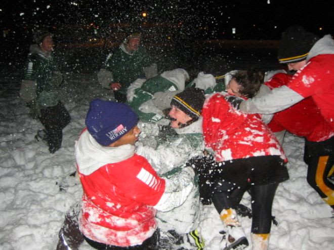Women’s Army Rugby 2004 at Second Annual Snow Game