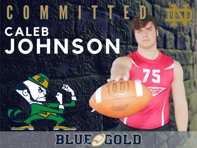 Ocala (Fla.) Trinity Catholic offensive tackle and Notre Dame commit Caleb Johnson 