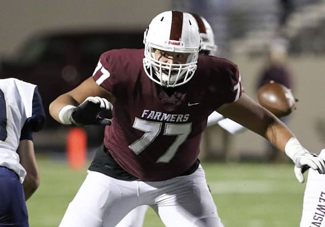 Lewisville (TX) offensive lineman Jeremy Jones committed to Tulsa on Saturday.
