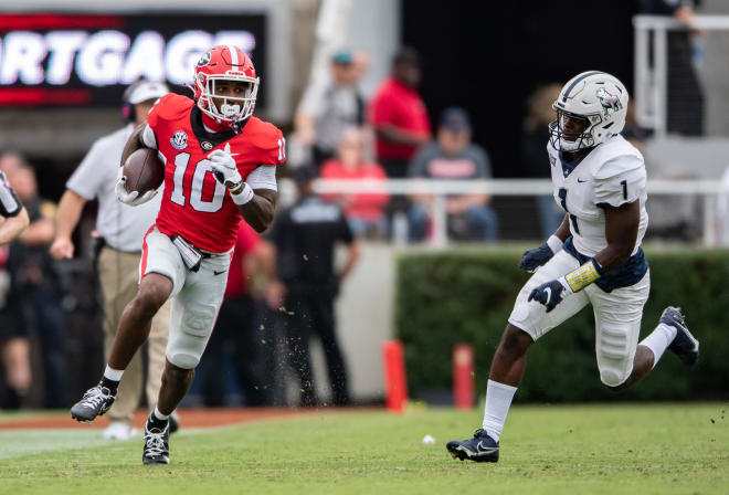 Kearis Jackson and the Bulldogs hope to run away from South Carolina.