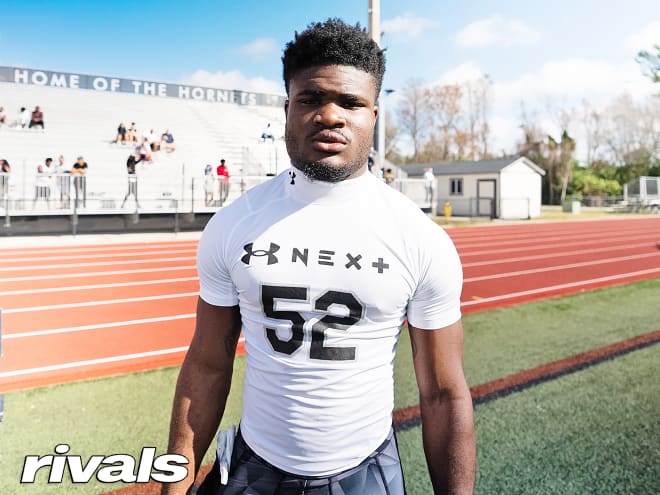 Four-star RB Taevion Swint committed during the 2023 spring game.