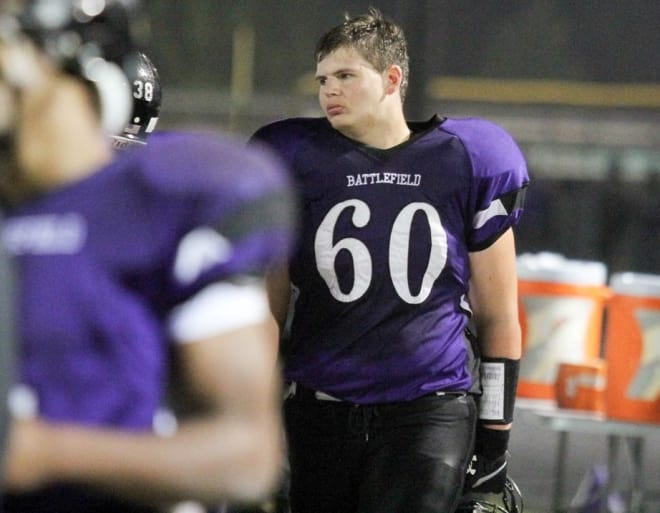 Jake Folland is a 2018 offensive lineman with great potential