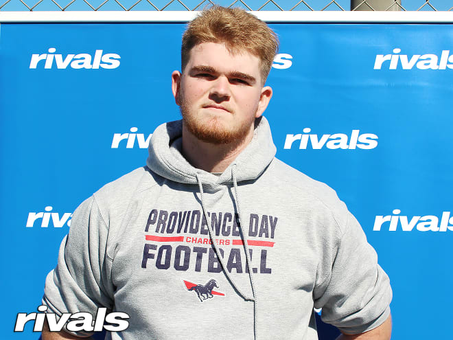 Charlotte (N.C.) Providence Day junior offensive lineman Joshua Holl is listed at 6-foot-6 and 290 pounds at 16 years old.