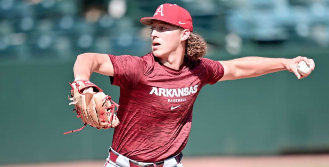 Hagen Smith is in line to be a weekend starter for the second year in a row at Arkansas.