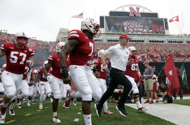 Linebacker Mohamed Barry (7) had the best performance of his career in his first game in Nebraska's new defense.