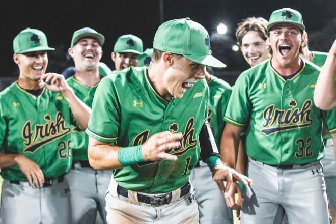 Notre Dame baseball coach on stunning Tennessee to reach CWS