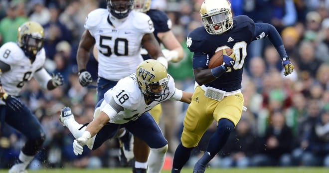 The 8-0 Irish needed three overtimes in 2012 to defeat 4-4 Pitt after trailing 20-6 in the fourth quarter.
