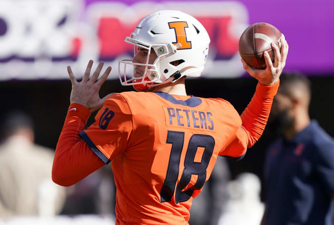 Quarterback Brandon Peters is one of 21 "super seniors" coming back to Illinois this year, the most of any Power Five team.