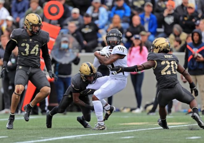Andre Carter (#34) & Marquel Broughton (#20) are going to need others to step up in order "slow down" the Wake Forest offense