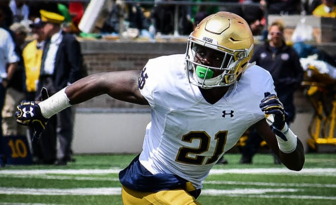 Jalen Elliott Makes Spring Surge At Safety - InsideNDSports