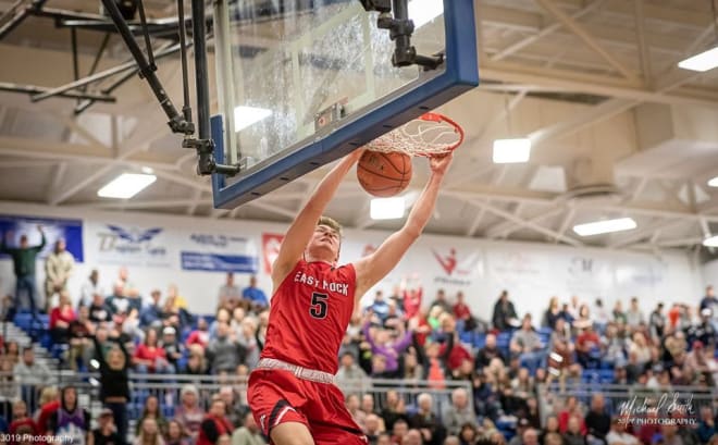 Tyler Nickel finished his East Rockingham career as the all-time leading scorer in VHSL history with 2909 points, surpassing the previous mark of 2801 set by Gate City alum Mac McClung