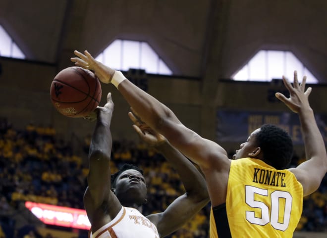 Konate finished with 10 points and six blocks. 