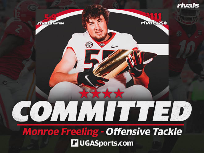 Rivals250 offensive lineman Monroe Freeling commits to Georgia ...