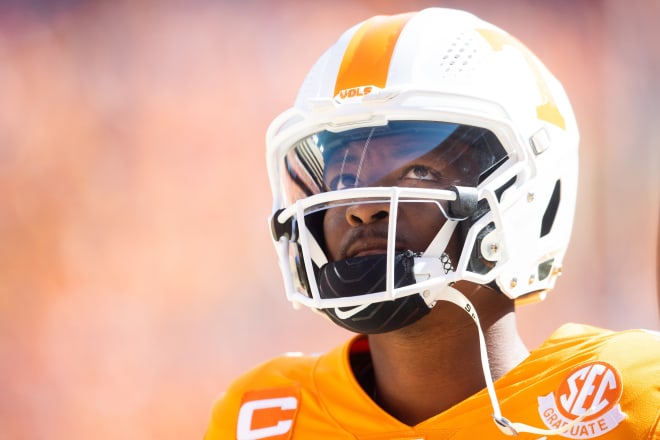 Tennessee quarterback Hendon Hooker was named the AP Offensive Player of the Year. 
