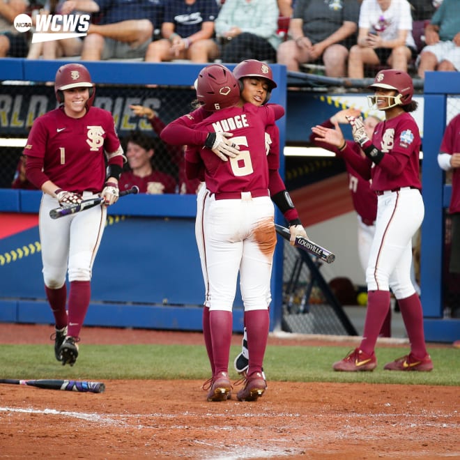 FSU Softball shocks No. 1 Oklahoma to take 10 lead in WCWS