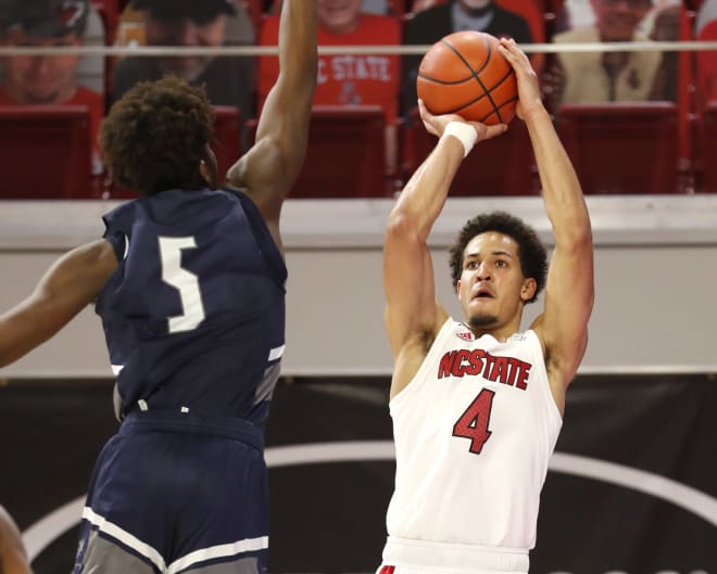 NC State Wolfpack basketball Jericole Hellems
