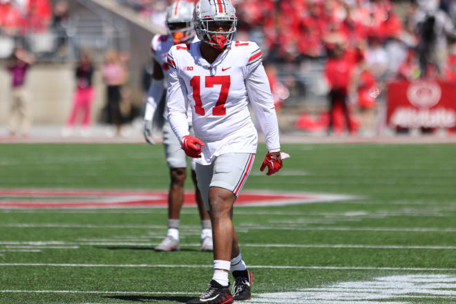 A healthy Mitchell Melton can be a major asset on the Ohio State defensive line. (Birm/DTE)