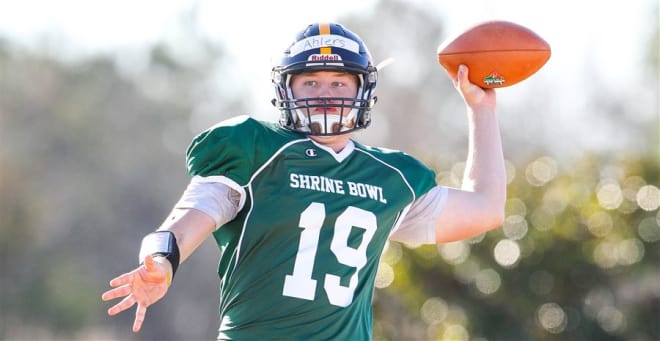 Holton Ahlers out of D.H. Conley was named the North Carolina team overall MVP in a 55-24 Shrine Bowl victory.