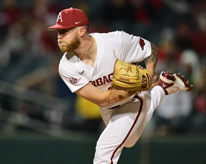 Ryan Costeiu threw 1 1/3 scoreless innings Tuesday night.