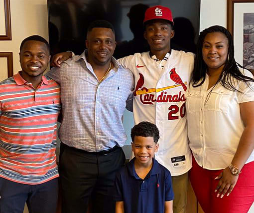 Markevian "Tink" Hence has officially signed with the St. Louis Cardinals, bypassing college.