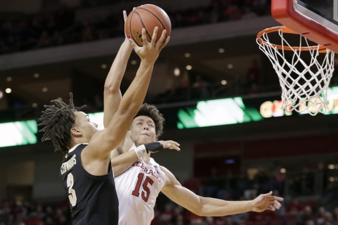 Nebraska went blow-for-blow with No. 15 Purdue on Saturday, but could make enough winning plays down the stretch in a 75-72 loss.