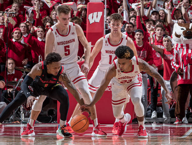 Wisconsin point guard Chucky Hepburn. 