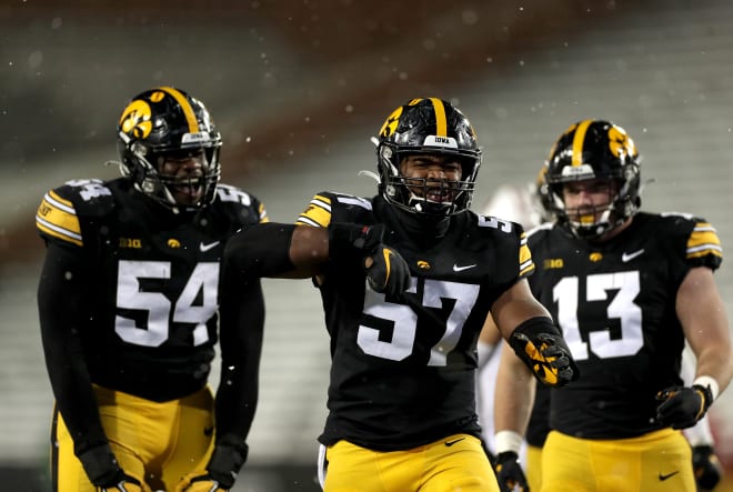 Daviyon Nixona and Chauncey Golston should be Iowa's first two NFL Draft picks this year. (Hawkeyesports)