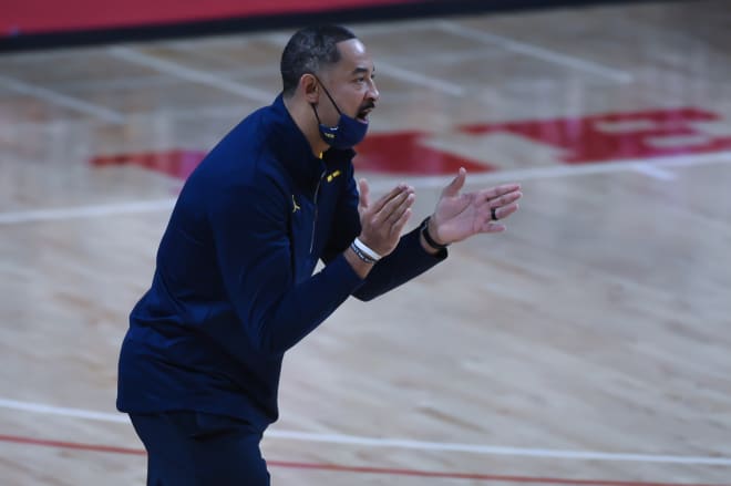 Michigan Wolverines basketball head coach Juwan Howard has his team off to a 9-1 start to Big Ten play.