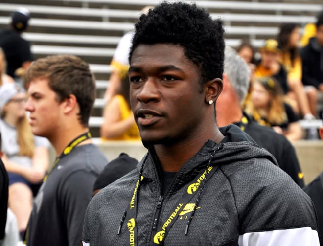 Future Hawkeye Henry Geil made his official visit to Iowa City this weekend.